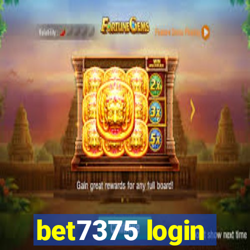 bet7375 login